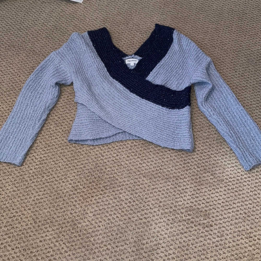 Wrap superdown sweater